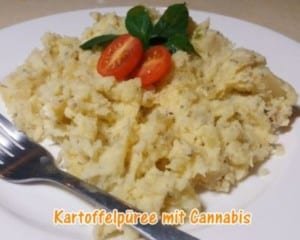 Kartoffelp&uuml;ree mit Cannabis