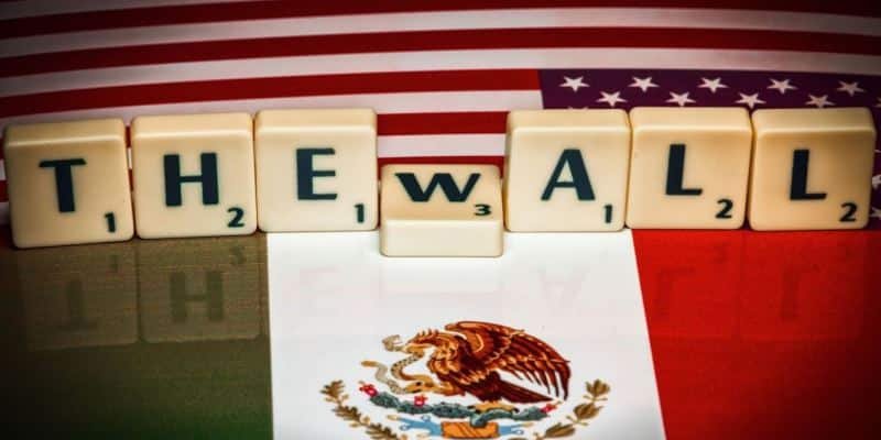Mauer zu Mexiko - Symbolfoto