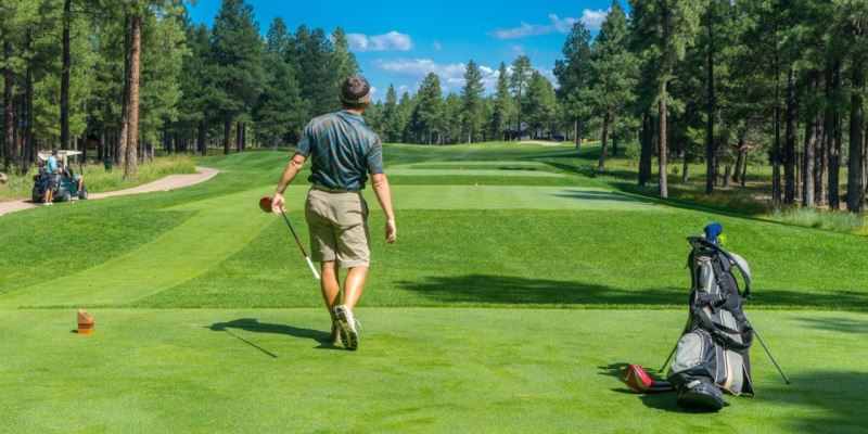 Kiffende Golfer