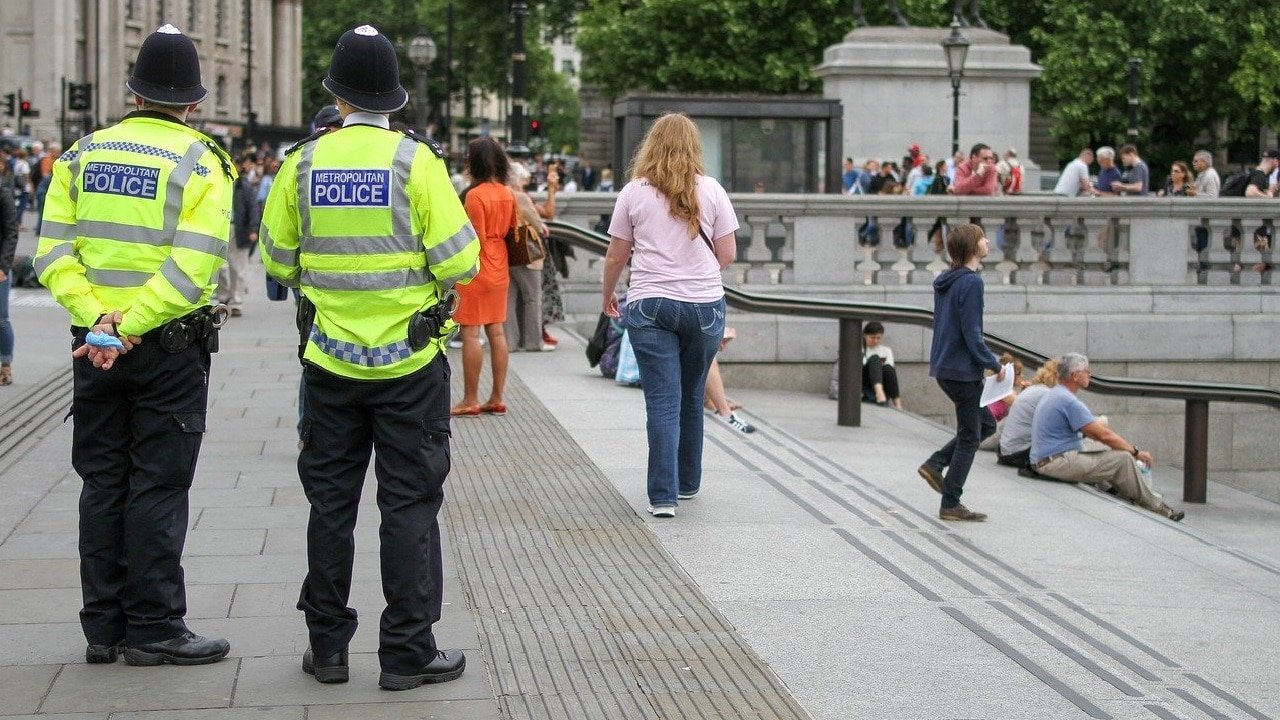 Britische Polizei Cannabis