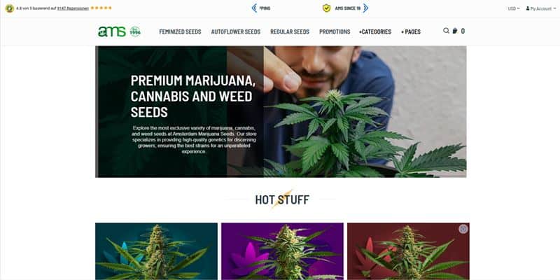 Amsterdam Marijuana Seeds Shop Test